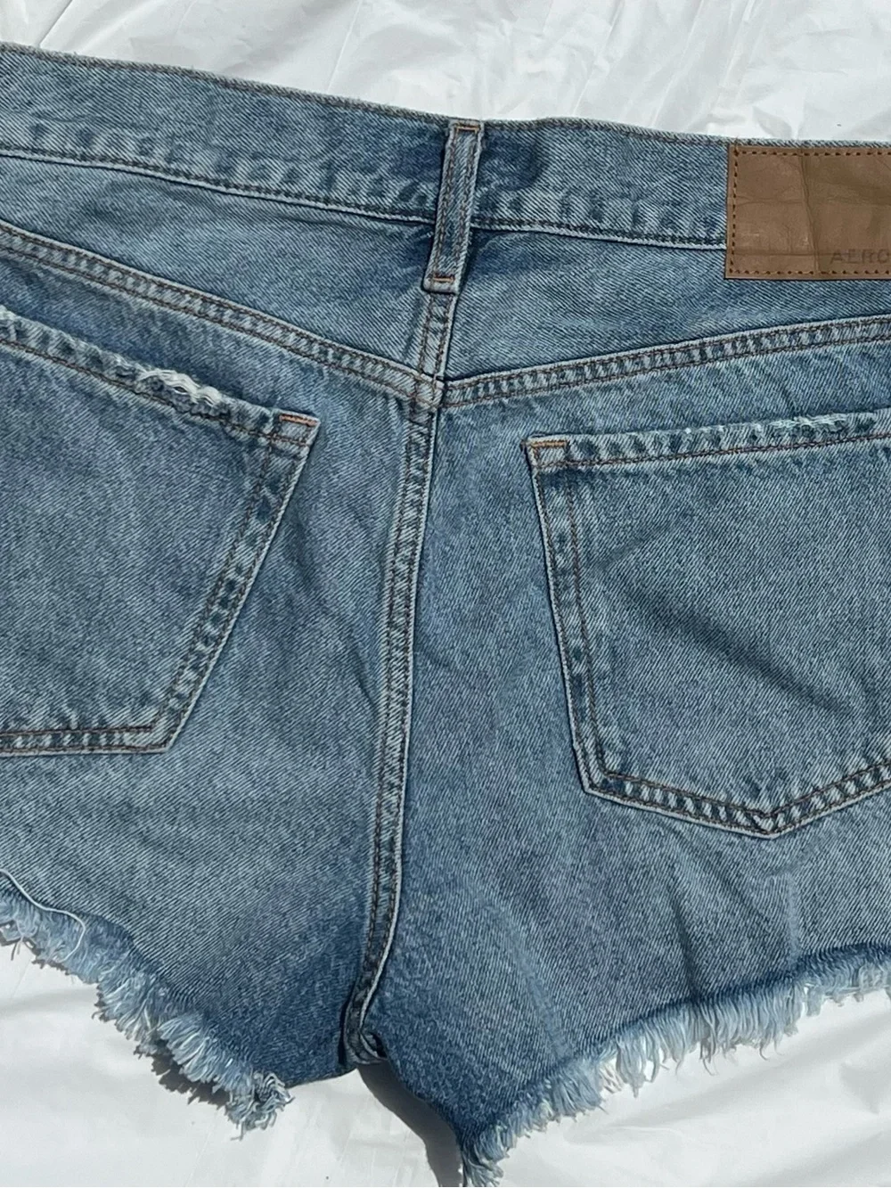 Aeropostale 100% cotton AERO2 Premium Air Denim Boyfriend Shorts NWT beach